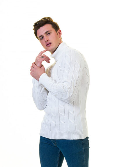 White European Wool Luxury Zippered With Sweater Jacket Warm Winter Tailor Fit