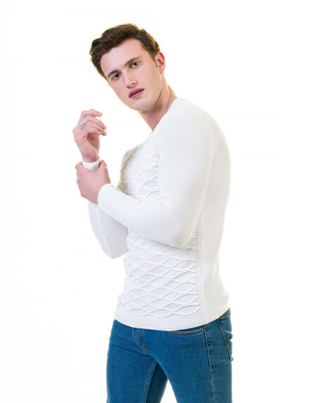 White European Wool Luxury Zippered With Sweater Jacket Warm Winter Tailor Fit