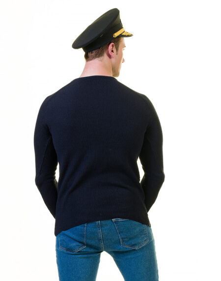 Black Solid European Wool Luxury Zippered With Sweater Jacket Warm Winter Tailor Fit
