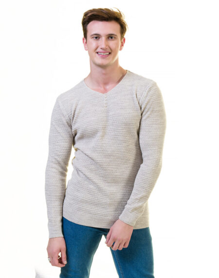Simple Grey European Wool Luxury Zippered With Sweater Jacket Warm Winter Tailor Fit