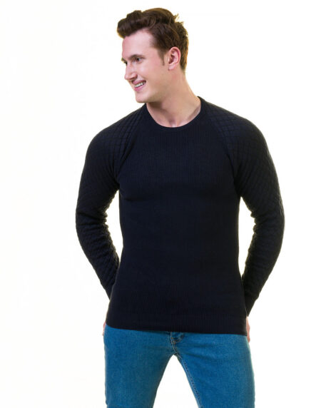 Black Check European Wool Luxury Zippered With Sweater Jacket Warm Winter Tailor Fit