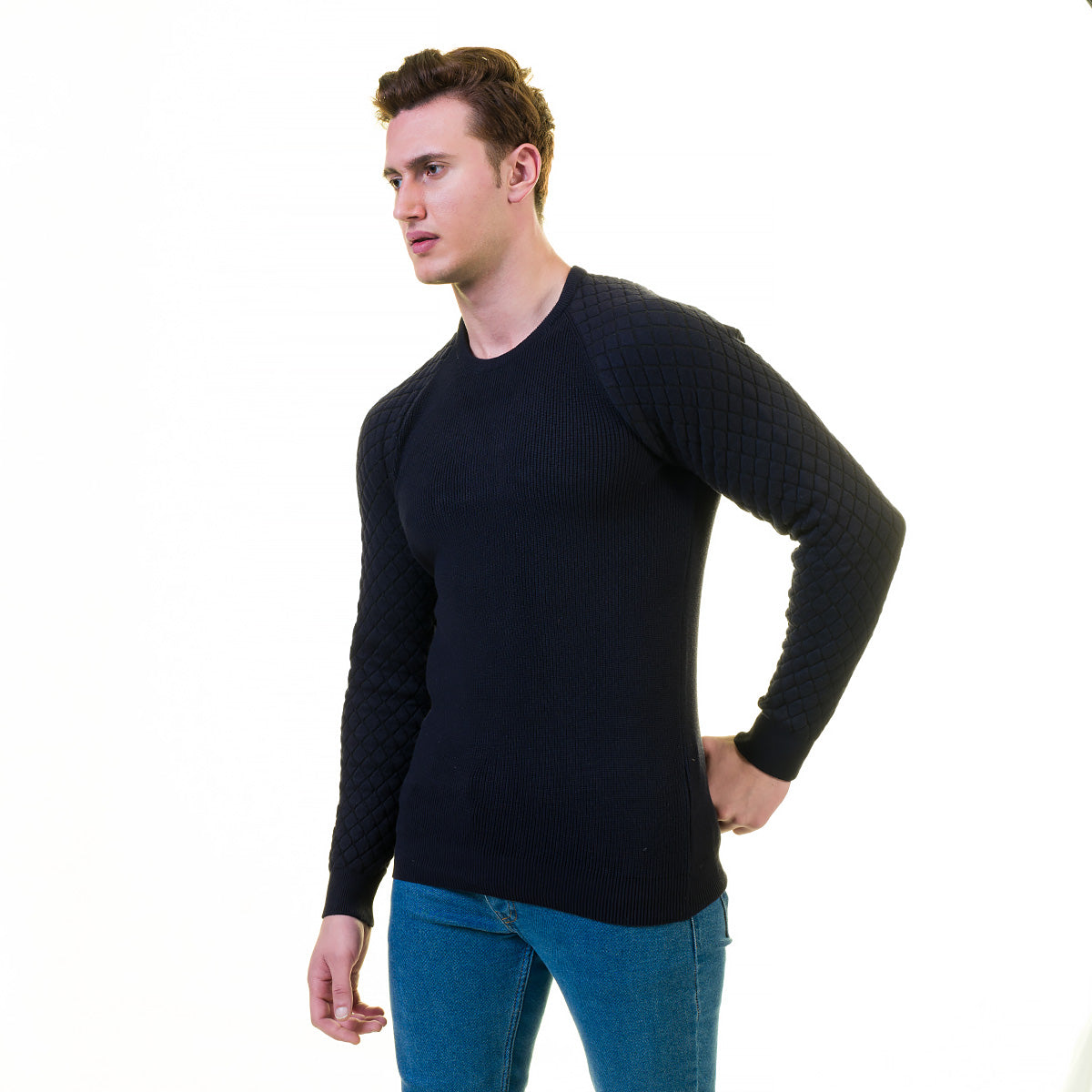 Black Check European Wool Luxury Zippered With Sweater Jacket Warm Winter Tailor Fit - Image 4