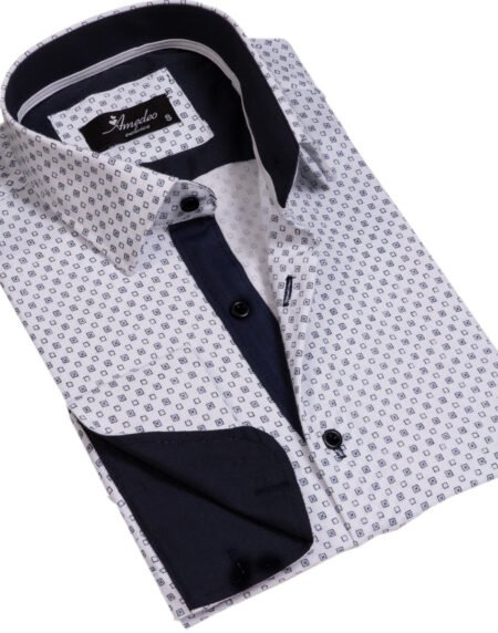 Mens Slim Fit French Cuff Shirts with Cufflink Holes – Casual and Formal