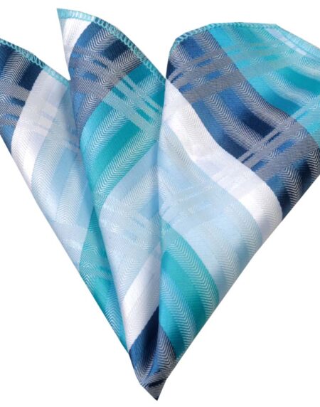 Pocket Blue Striped – Premium Silk Handkerchiefs for Suits