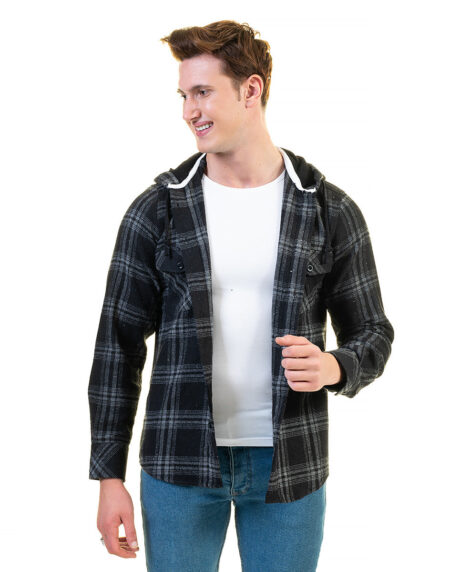European Wool Luxury Zippered With Hoodie Sweater Jacket Warm Winter Tailor Fit