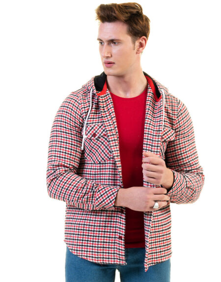 European Wool Luxury Zippered With Hoodie Sweater Jacket Warm Winter Tailor Fit