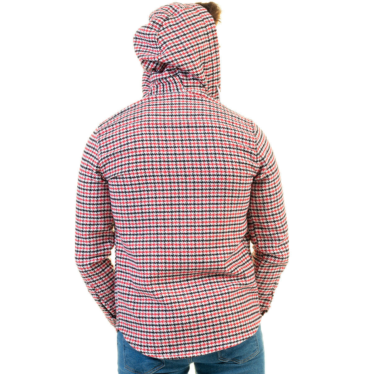 European Wool Luxury Zippered With Hoodie Sweater Jacket Warm Winter Tailor Fit - Image 5