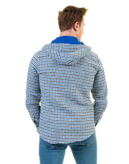 European Wool Luxury Zippered With Hoodie Sweater Jacket Warm Winter Tailor Fit