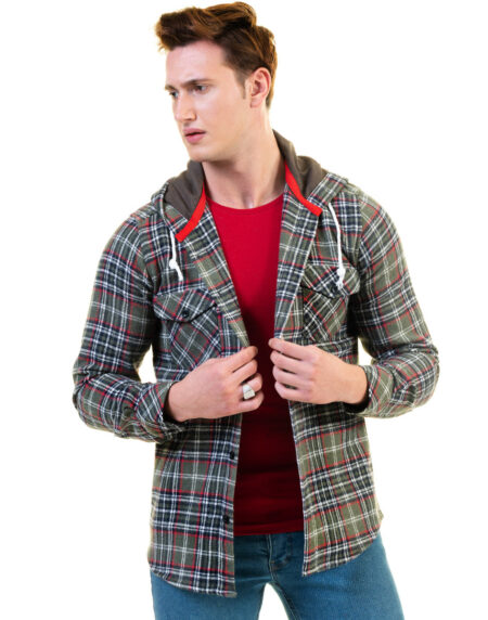 European Wool Luxury Zippered With Hoodie Sweater Jacket Warm Winter Tailor Fit