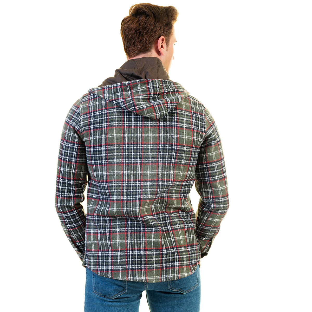 European Wool Luxury Zippered With Hoodie Sweater Jacket Warm Winter Tailor Fit - Image 5