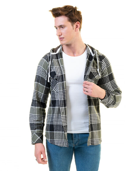 European Wool Luxury Zippered With Hoodie Sweater Jacket Warm Winter Tailor Fit