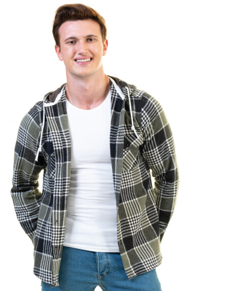 European Wool Luxury Zippered With Hoodie Sweater Jacket Warm Winter Tailor Fit
