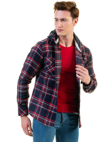 European Wool Luxury Zippered With Hoodie Sweater Jacket Warm Winter Tailor Fit