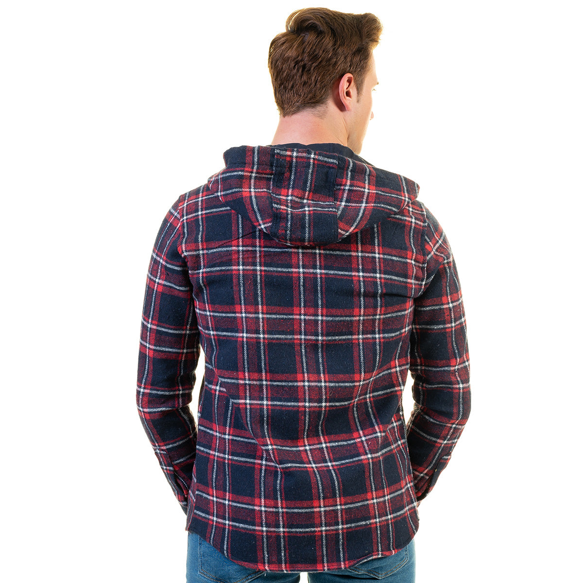 European Wool Luxury Zippered With Hoodie Sweater Jacket Warm Winter Tailor Fit - Image 4