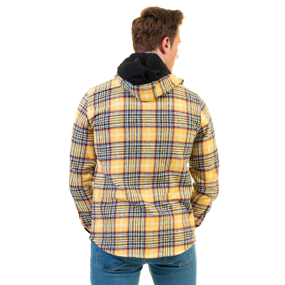 European Wool Luxury Zippered With Hoodie Sweater Jacket Warm Winter Tailor Fit - Image 4