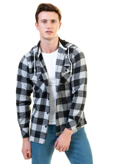 European Wool Luxury Zippered With Hoodie Sweater Jacket Warm Winter Tailor Fit