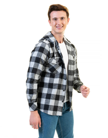 European Wool Luxury Zippered With Hoodie Sweater Jacket Warm Winter Tailor Fit