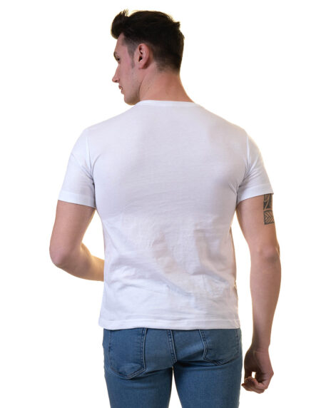 White Crew Neck Short Sleeve T-Shirts – European Made T-Shirt – Premium Cotton