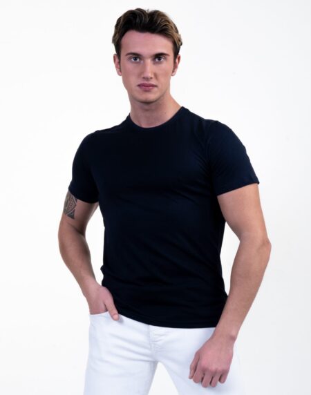Black European Made Premium Quality T-Shirt – Crew Neck Short Sleeve T-Shirts