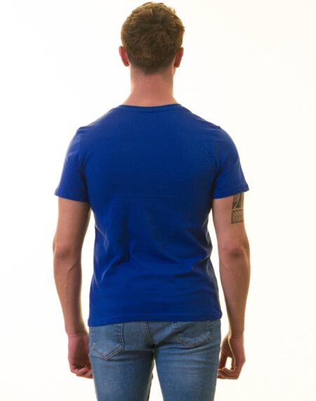Royal Blue European Made T-Shirt – Premium Cotton Crew Neck Short Sleeve T-Shirt