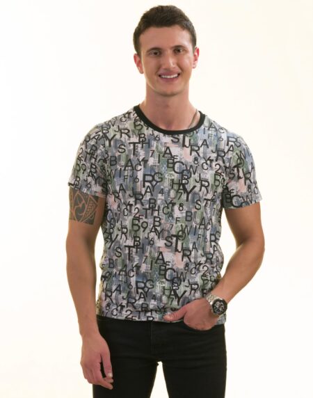 khaki t shirt