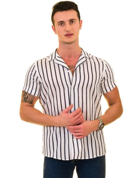 Men’s Multi-Color European Made & Designed Hawaiian Summer Shirt