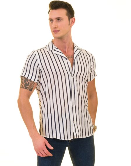 Men’s Multi-Color European Made & Designed Hawaiian Summer Shirt