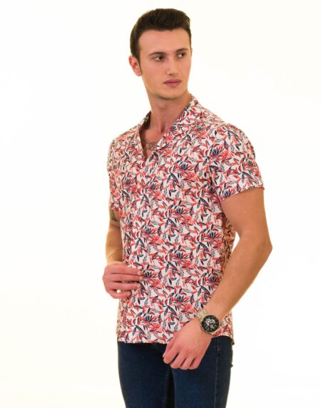 Multi-Color European Made Hawaiian Summer Shirt for Men – Premium Design