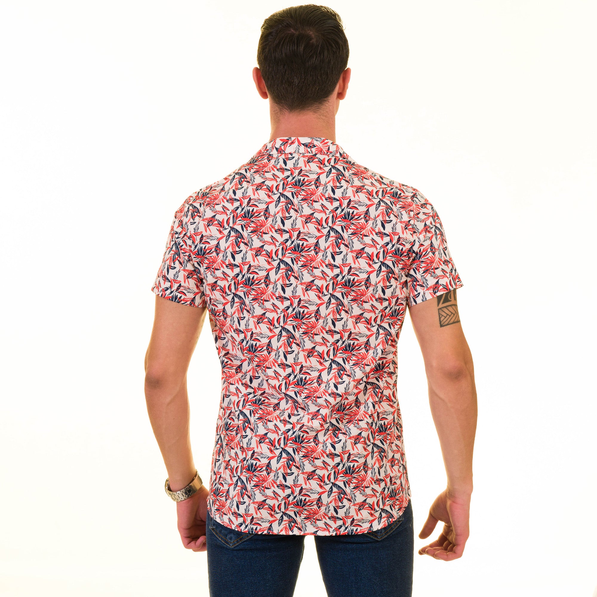 Multi-Color European Made Hawaiian Summer Shirt for Men - Premium Design - Image 3