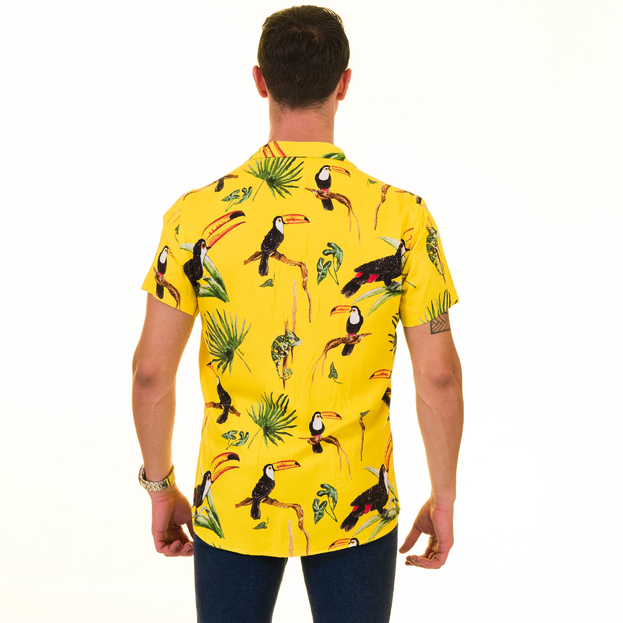 Multi-Color European Made Hawaiian Summer Shirt for Men - Premium Design - Image 4