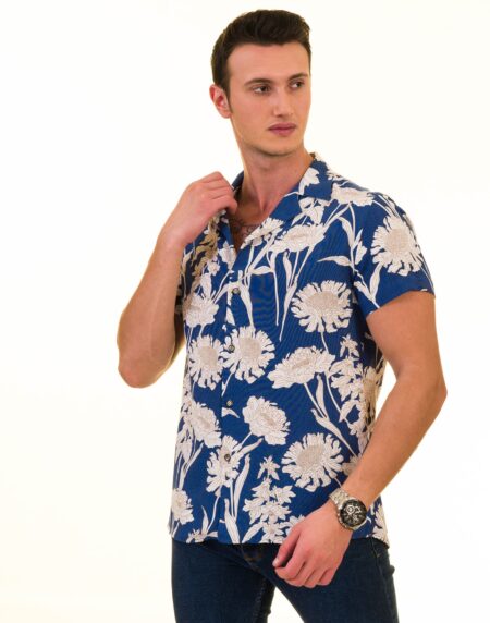 Multi-Color European Made Hawaiian Summer Shirt for Men – Designer Style