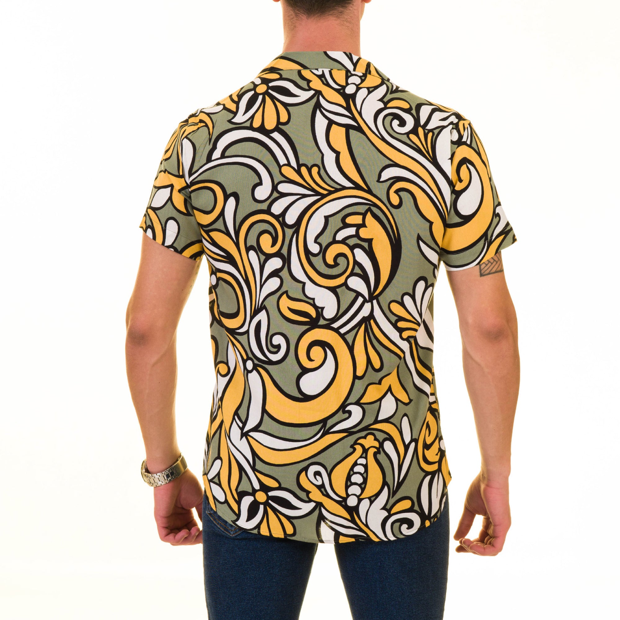 Multi-Color European Made Hawaiian Summer Shirt for Men - Premium Design - Image 2
