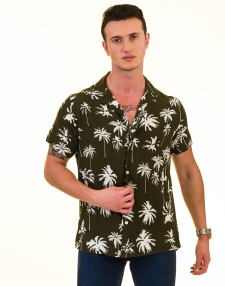 Multi-Color European Made Hawaiian Summer Shirt for Men – Premium Designer