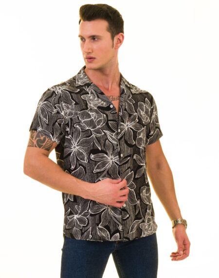 Multi-Color European Made Hawaiian Summer Shirt for Men – Casual & Beach Wear