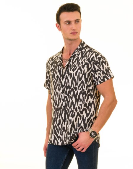 Men’s Multi-Color Hawaiian Summer Shirt – European Made & Designed