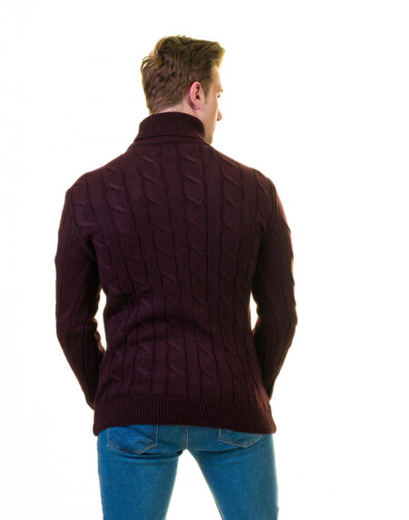 European Wool Luxury Zippered With Sweater Jacket Warm Winter Tailor Fit