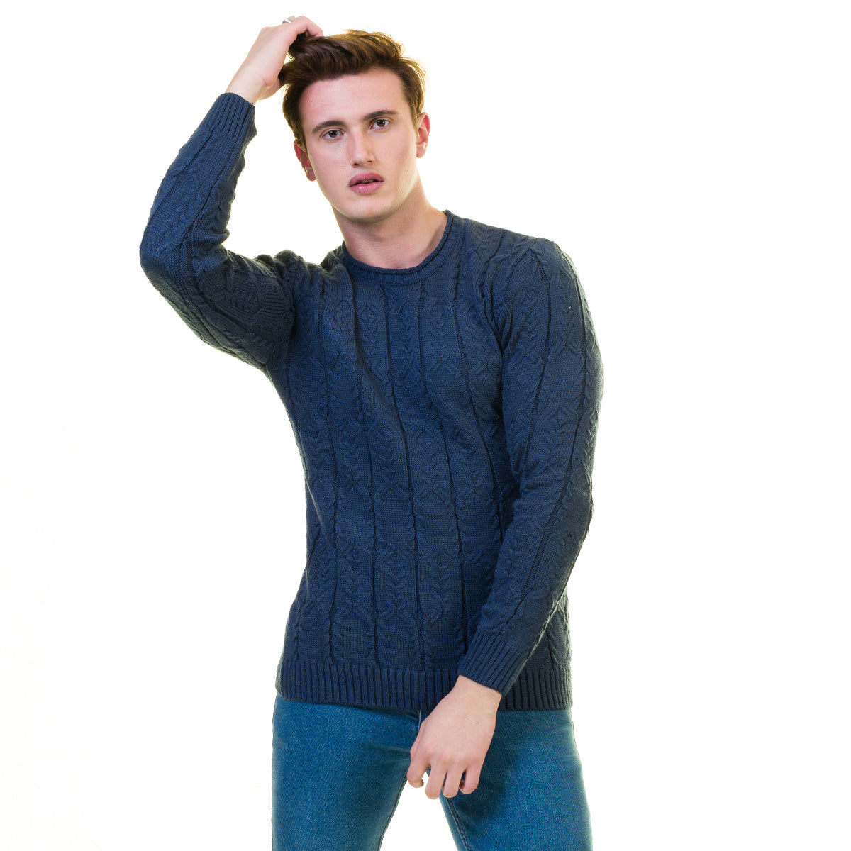 European Wool Luxury Zippered With Sweater Jacket Warm Winter Tailor Fit - Image 5
