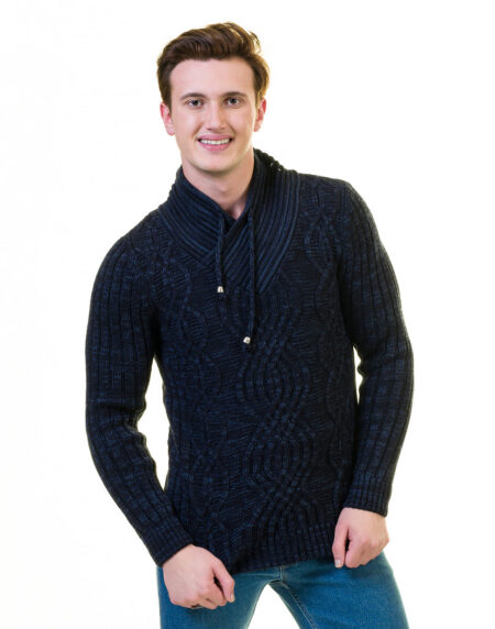 European Wool Luxury Zippered With Sweater Jacket Warm Winter Tailor Fit