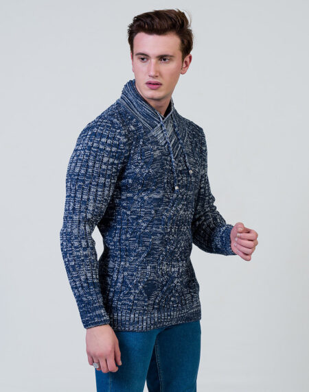 European Wool Luxury Zippered With Sweater Jacket Warm Winter Tailor Fit