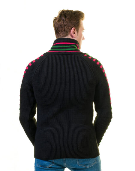 European Wool Luxury Zippered With Sweater Jacket Warm Winter Tailor Fit