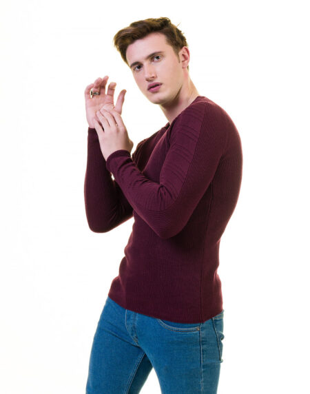 European Wool Luxury Zippered With Sweater Jacket Warm Winter Tailor Fit