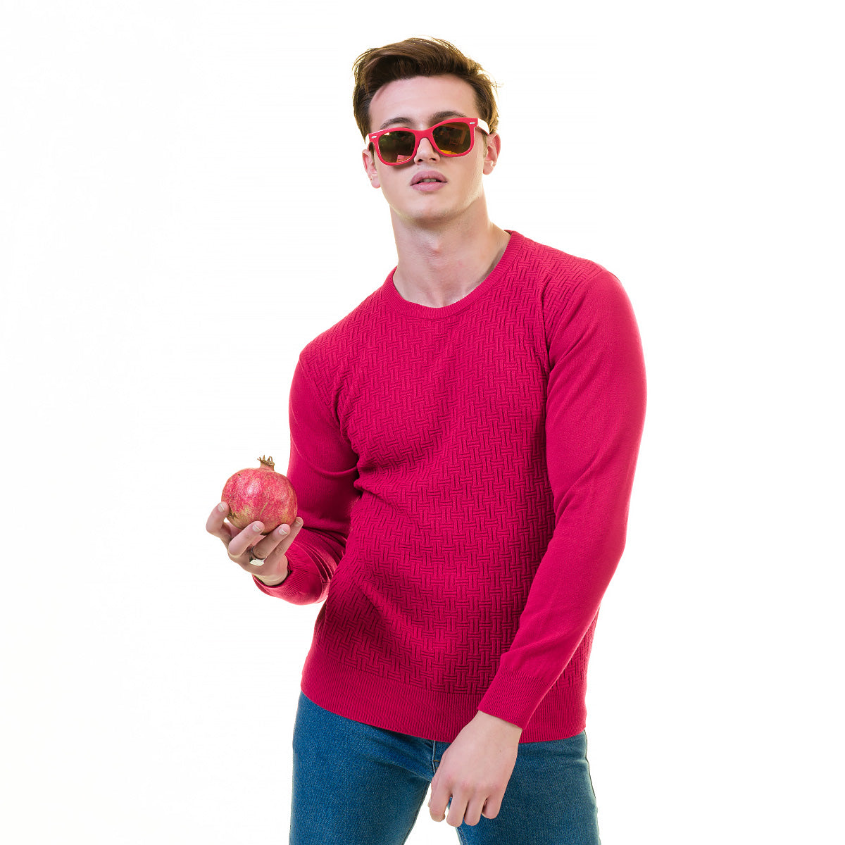 European Wool Luxury Zippered With Sweater Jacket Warm Winter Tailor Fit - Image 6