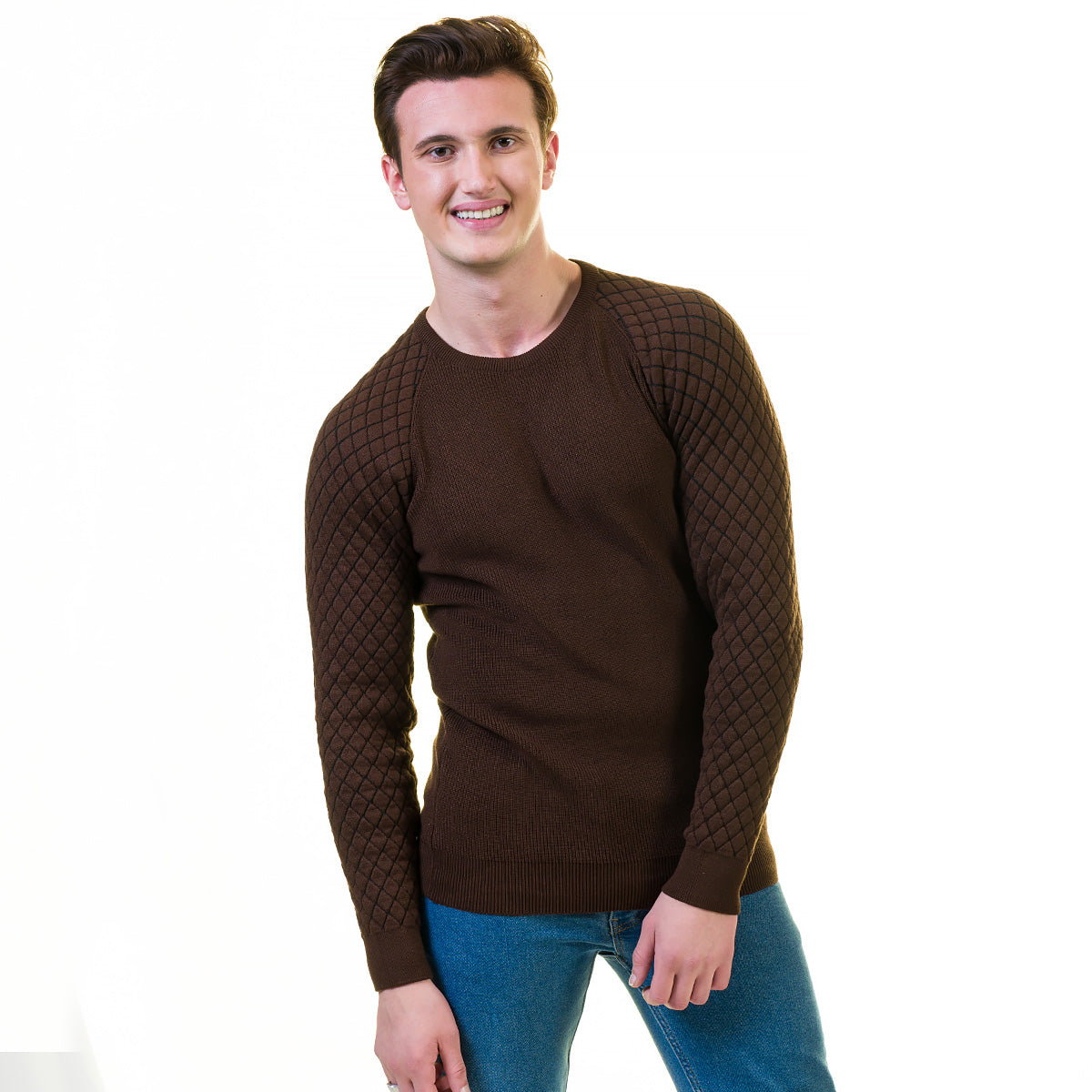 European Wool Luxury Zippered With Sweater Jacket Warm Winter Tailor Fit - Image 6