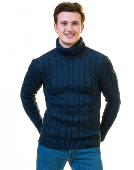 European Wool Luxury Zippered With Sweater Jacket Warm Winter Tailor Fit
