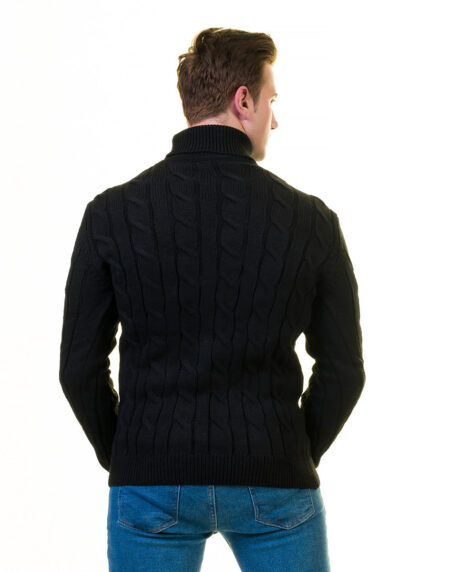 European Wool Luxury Zippered With Sweater Jacket Warm Winter Tailor Fit