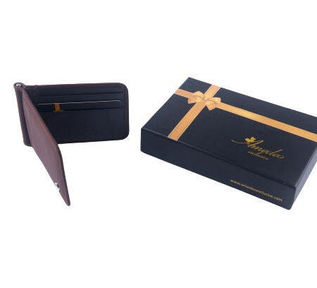 Brown Genuine leather wallet for men – Slim Luxury Purse