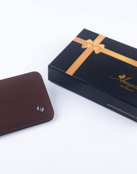 Leather Wallets Brown2 -AMLW-0004 - Amedeo Exclusive