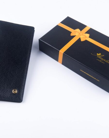 Leather Wallets Black3 -AMLW-0005 - Amedeo Exclusive