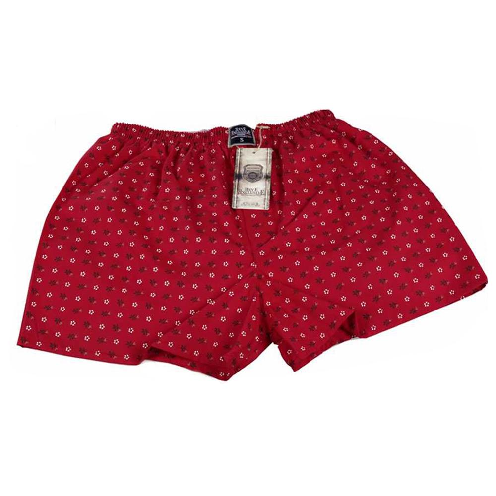 Men's Red White Black Design Cotton Boxer Brief Underwear - Amedeo Exclusive